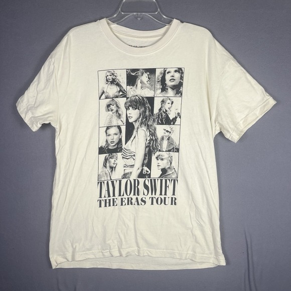 Taylor Swift Other - Taylor Swift The Eras Tour Cream Beige T-Shirt Official Merch SIZE Large‎